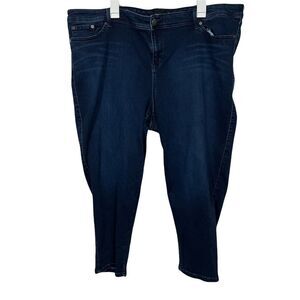 Torrid Plus Size Dark Wash High Rise Skinny Jeans